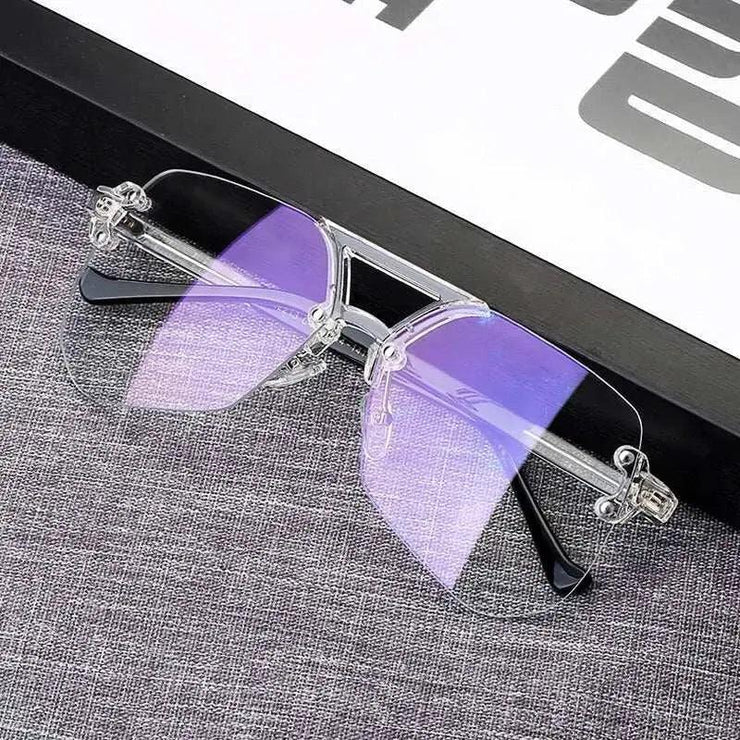 Blue Light Blocking Computer Glasses: Photochromic Lens Eyewear Frames for Eye Protection AMP’ss