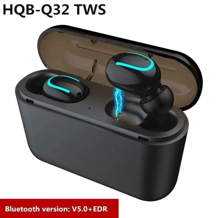 Bluetooth 5.0 Headset TWS Wireless Earphones Twins Earbuds AMP’ss
