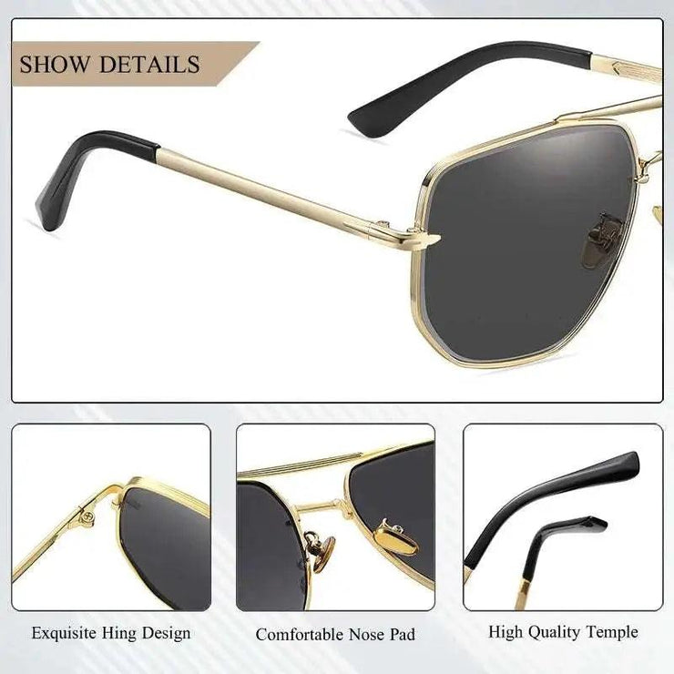 CRIXALIS Pilot Sunglasses For Men Fashion Metal Anti Glare Driving Sun Glasses Male Trending Products Shades Women AMP’ss