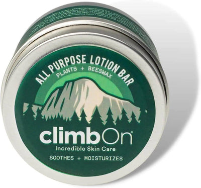 Climbon All Purpose Body Lotion Bar | All Natural Moisturizer for Dry Skin | Made from Plants and Organic Beeswax | Hand Cream for Rock Climbing | Original Scent (1 Oz Tin) - AMP’ss