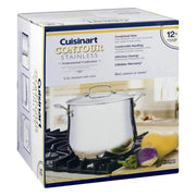 Contour Stainless 12 Quart Stockpot with Cover - AMP’ss
