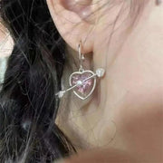 Cupid Heart Necklace and Earrings AMP’ss