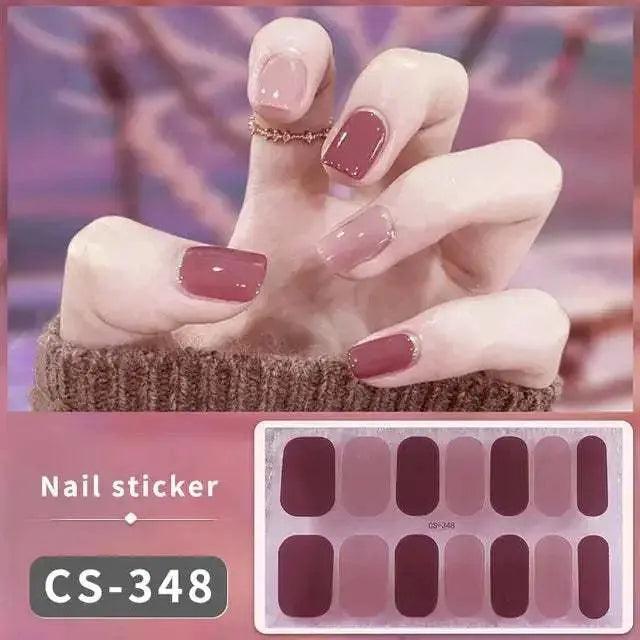 DIY Gel Nail Stickers AMP’ss