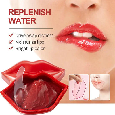 Fruit Vitamin C Moisturizing Skincare Lip Mask Reducing Lip Wrinkles Repair Skin Lip Patches Face Care Masks Recreate Sexy Lips AMP’ss