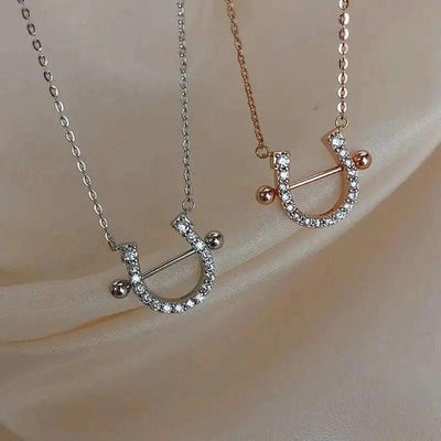 Horseshoe Necklace and Earrings AMP’ss