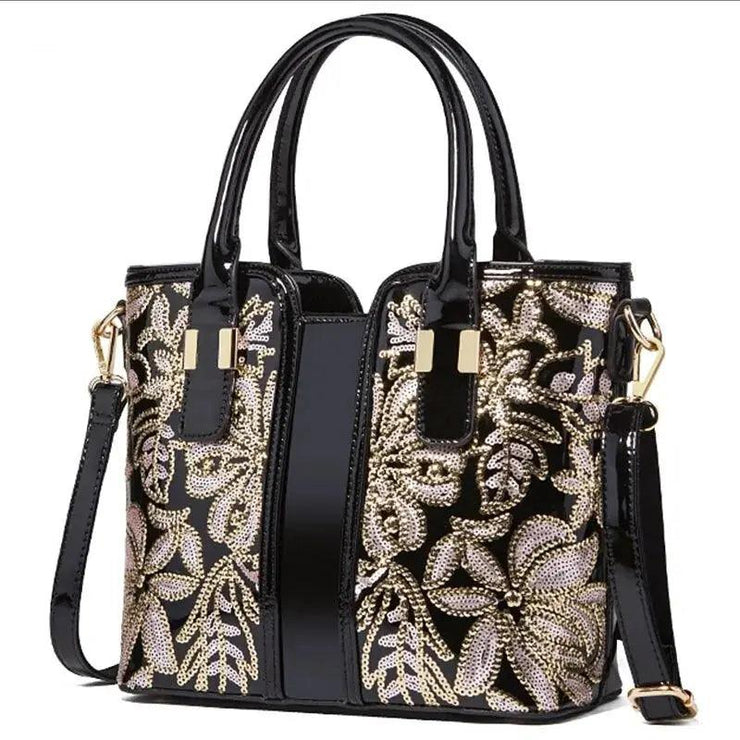 Luxury Fashion High Quality Appliques Flower Women's Messenger Bag AMP’ss