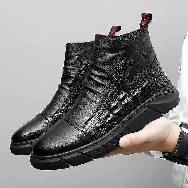 Thick-soled Men Work Boots Shoes AMP’ss