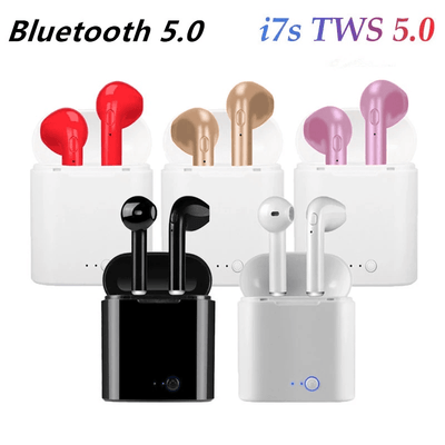 Bluetooth i7s TWS Wireless earbuds for Iphone Huawei Samsung Teal Simba
