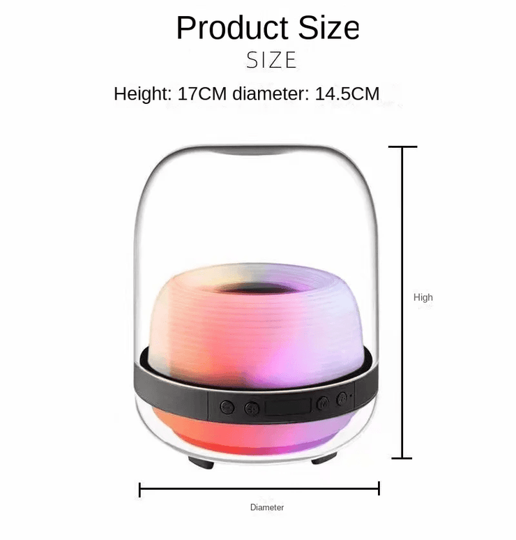 Bluetooth Speaker, Small Mini Wireless Portable Speakers with Colorful - AMP’ss