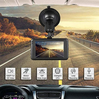 Black Box Dash Cam 1080P G-Sensor Looping Car Camera Maroon Simba